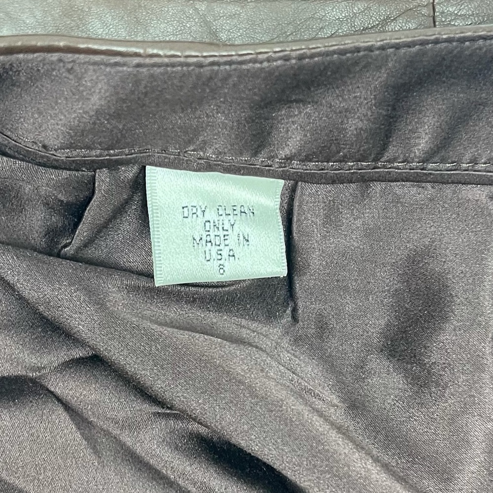 Richard Tyler Couture Leather Pants - Picture 7 of 8